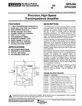 DataSheet OPA380 pdf